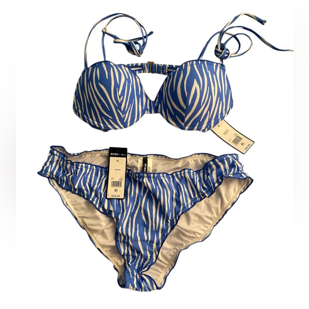 🆕 BCBG Paris Stripe Bikini 👙